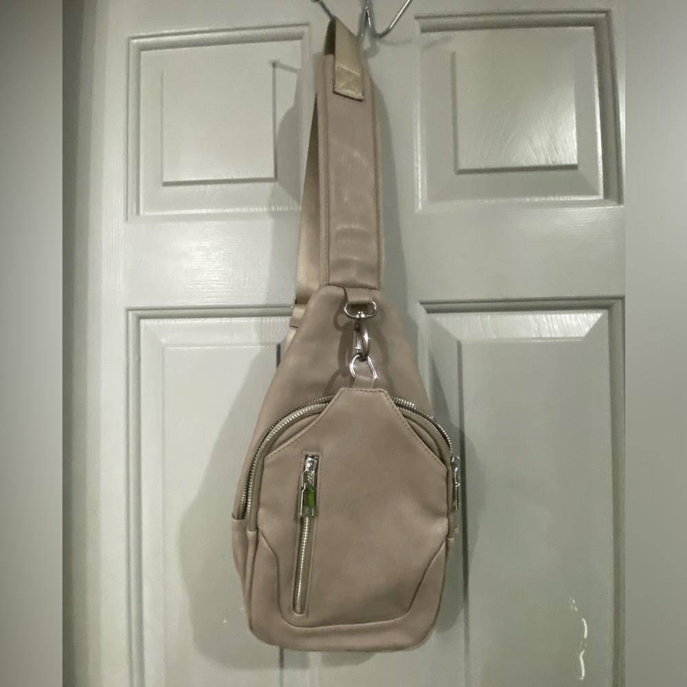 Cream Sling Bag